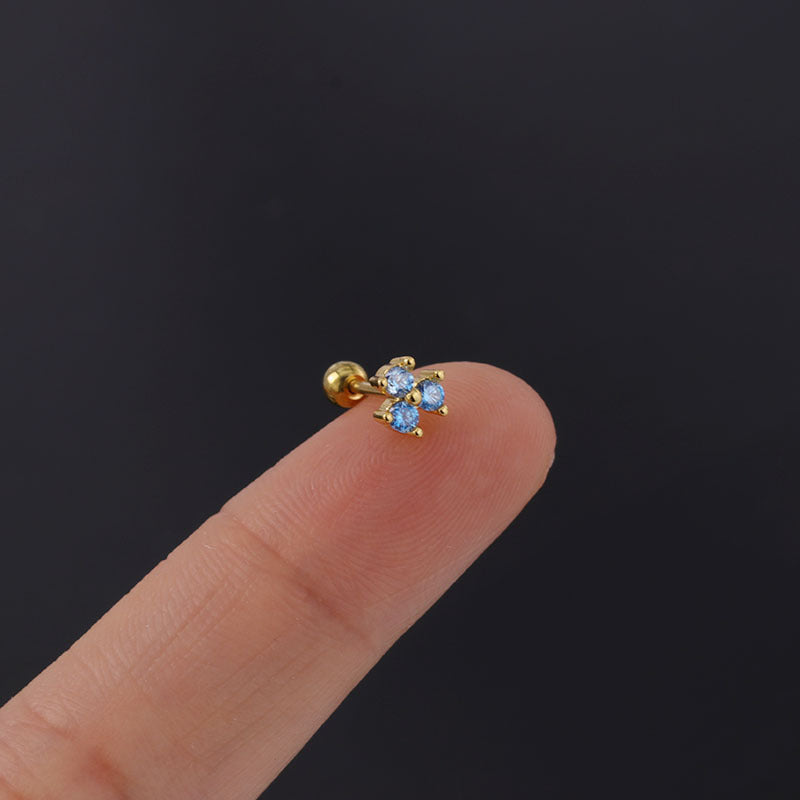 20G Cartilage Tiny Stud Barbell Earrings for Women - 14K Gold Plated Stainless Steel Tragus Helix Piercing Jewelry - Perfect for Daily Wear, Parties & Gifts