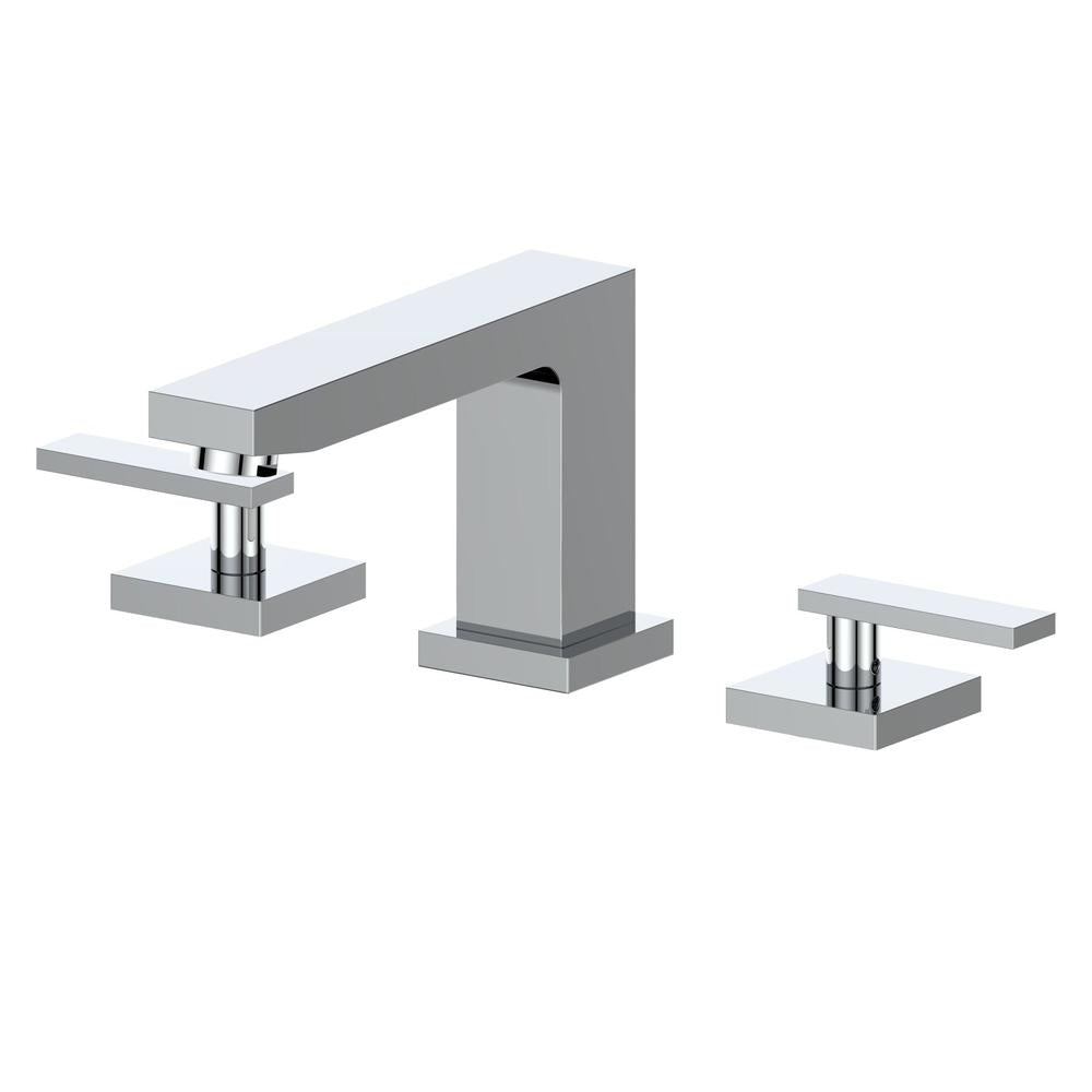 ZLINE Crystal Bay Bathroom Faucet - CBY BF Series - Modern Waterfall Spout Bathroom Sink Faucet with Lever Handle for Vanity, Powder Room & Guest Bath (Brushed Nickel Finish)
