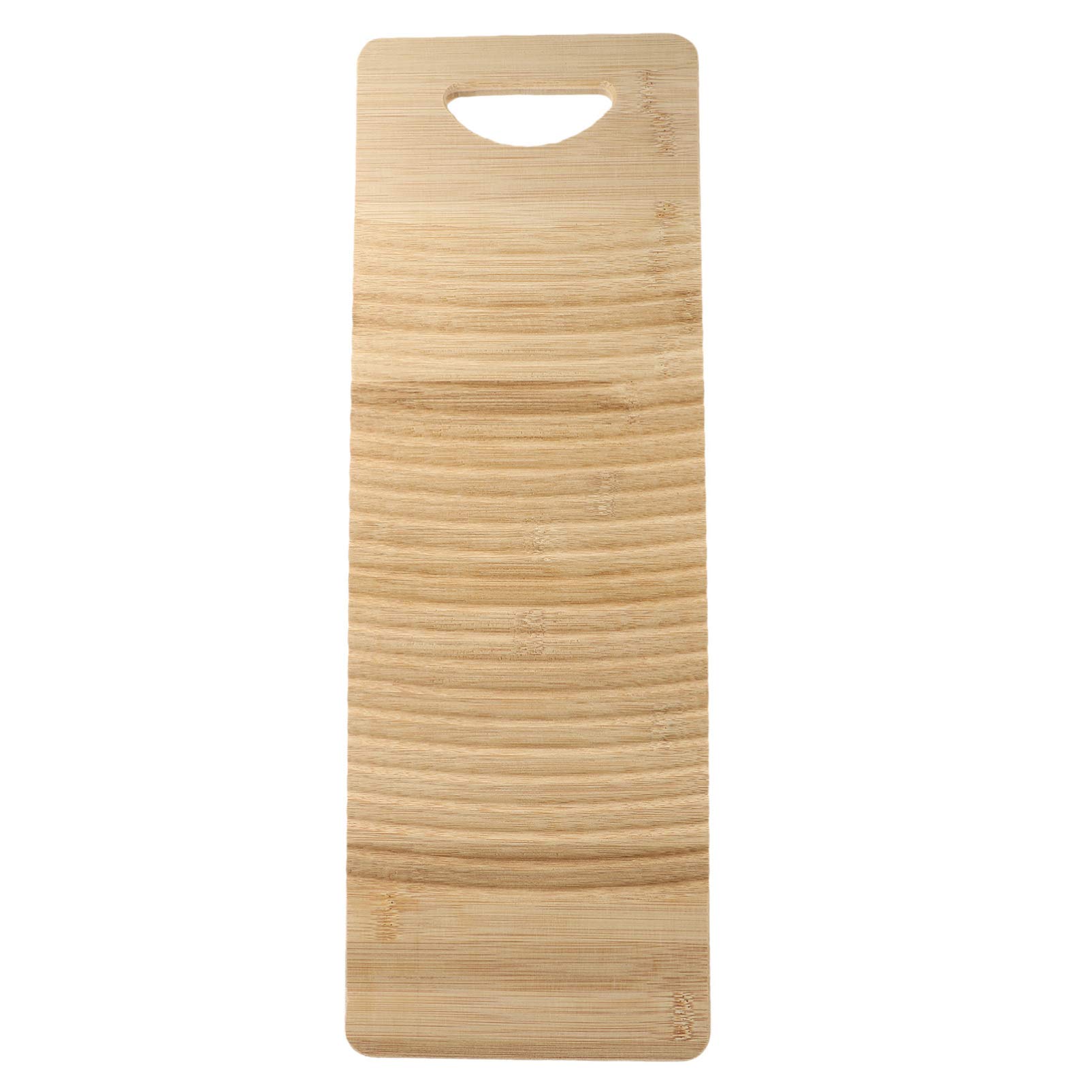**Cabilock Bamboo Washboard - Anti-Slip Laundry Cleaning Board for Hand Washing Clothes (50x17cm) - Perfect for Delicates, Travel & Eco-Friendly Home Use**