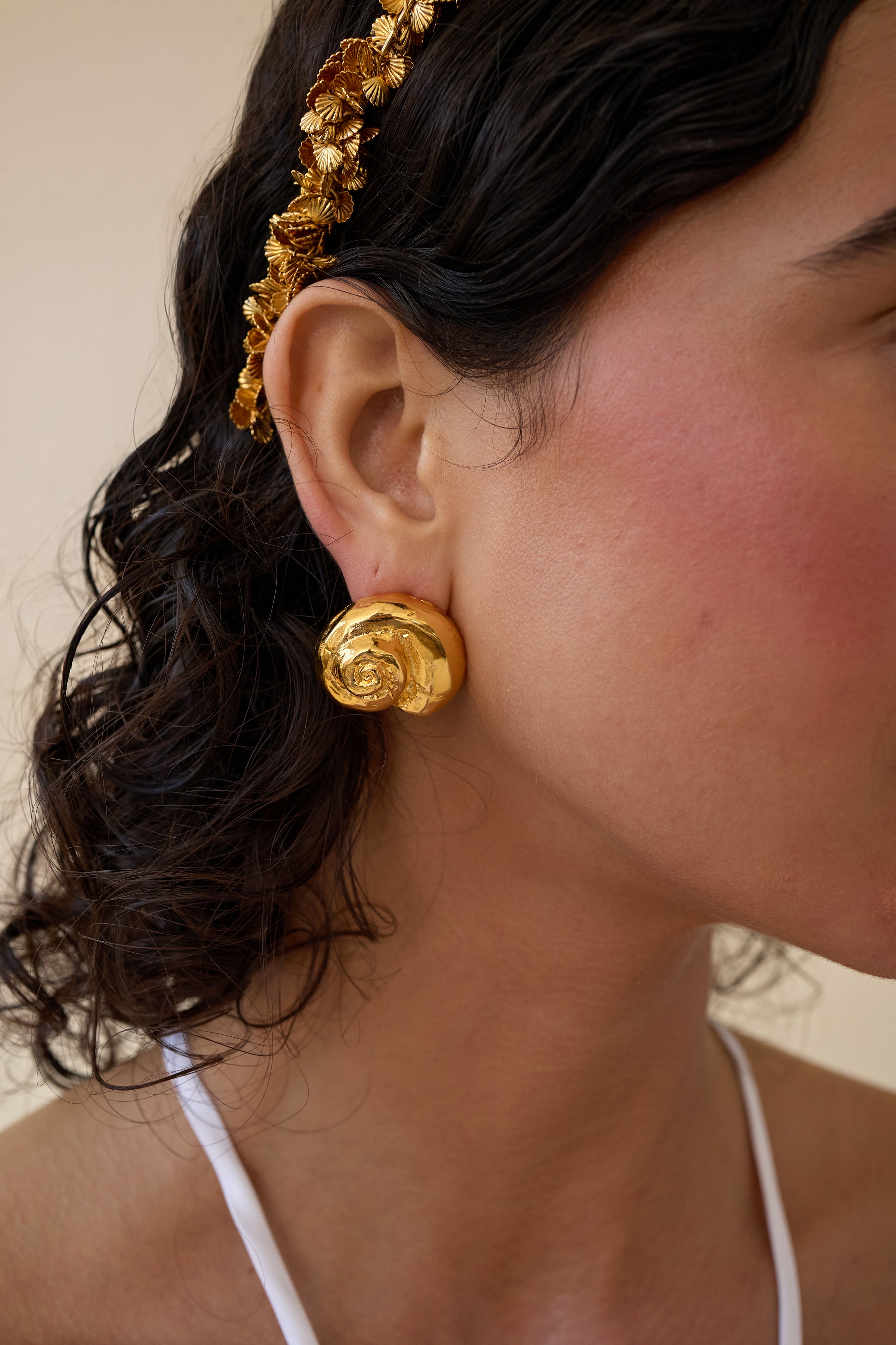 Leila Metal Swirl Earrings for Women - Trendy Boho Dangle Hoop Earrings for Everyday Wear | Perfect for Parties, Date Nights & Office Outfits