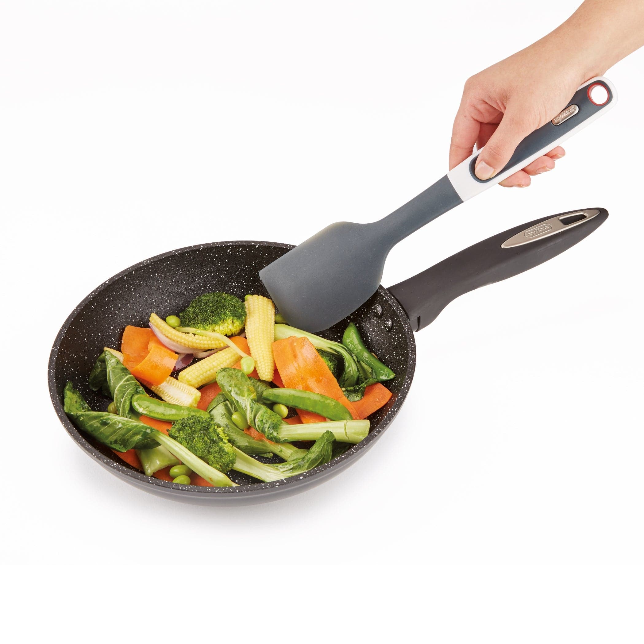 Zyliss Multi-Purpose Kitchen Spatula - Non-Slip Handle, Heat-Resistant for Cooking, Baking, Flipping Pancakes & Scrambled Eggs - Perfect for Home Chefs & Baking Enthusiasts