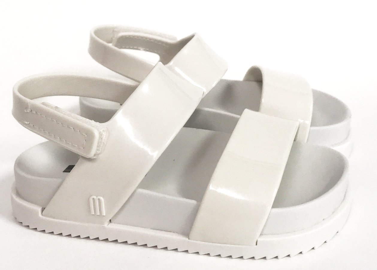 Mini Melissa White Cosmic Sandal for Girls | Comfortable Kids' Fashion Shoes | Perfect for Summer, Beach & Casual Outfits