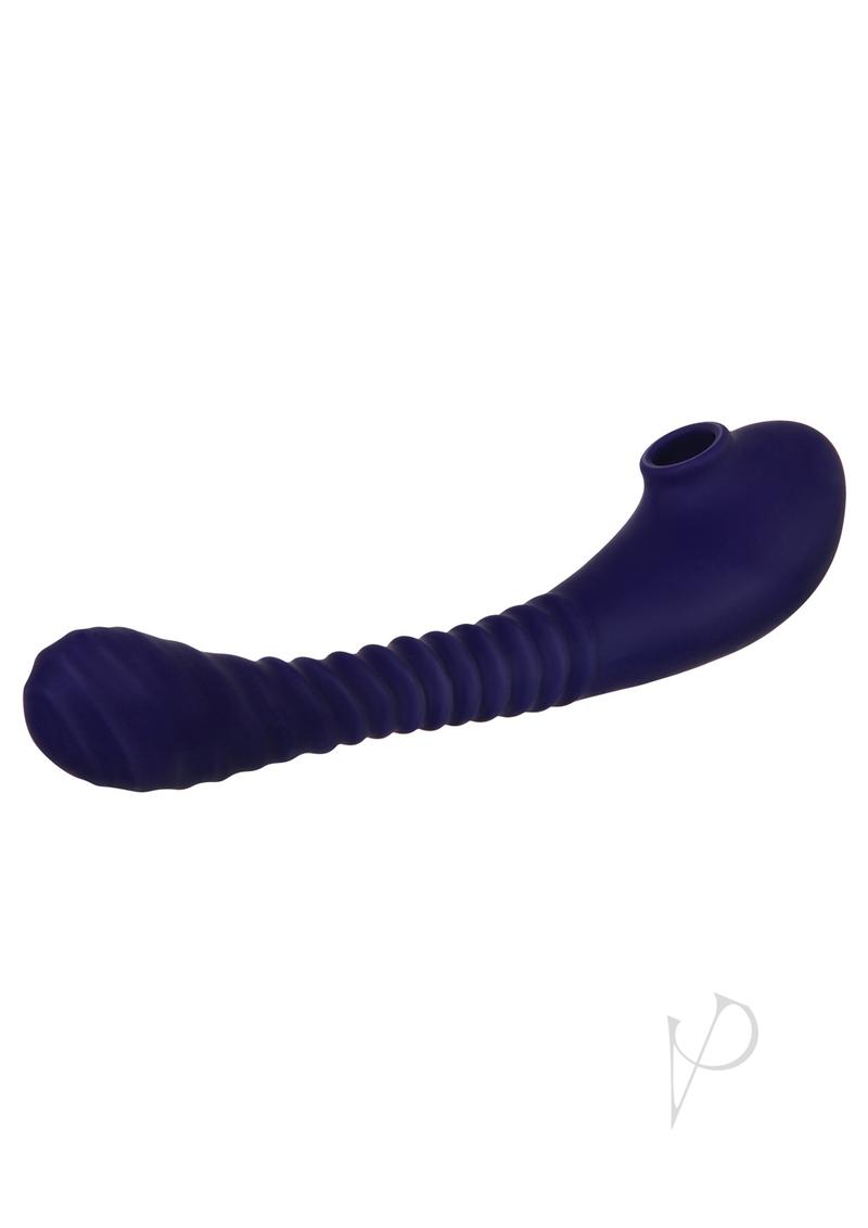 Flexible Dual-End Silicone Rechargeable Vibrator - Purple | Waterproof & Body-Safe for Couples & Solo Play | Perfect for Travel & Discreet Pleasure