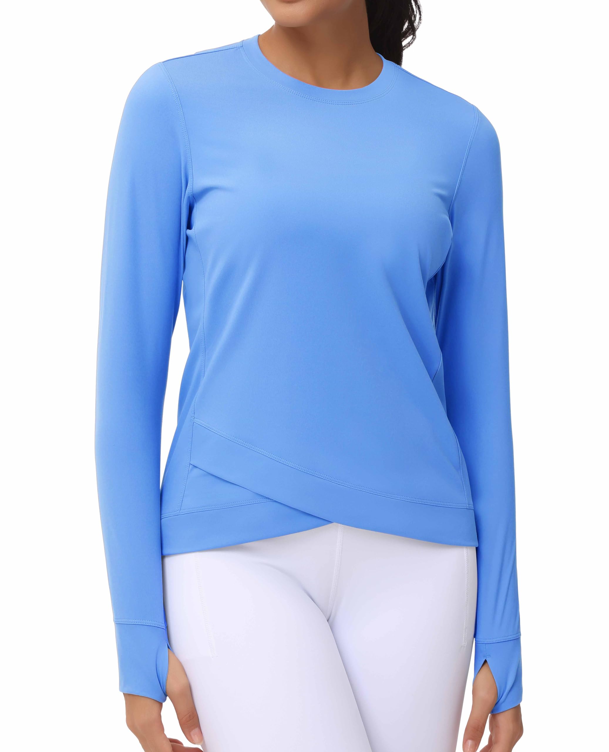 Women's Long Sleeve Compression Shirts - Workout Tops for Running, Yoga & Fitness with Thumb Holes | Moisture-Wicking Athletic Shirt for Women | Perfect for Gym, Training & Outdoor Activities