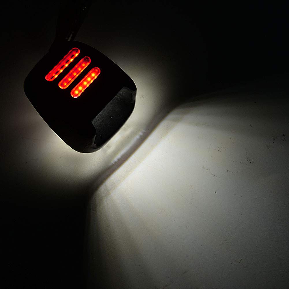 Runmade RED 3 LED 18 SMD White License Plate Light Assembly - Smoke Lens Replacement for Nissan Frontier, Titan, Xterra, Armada, Equator - Perfect for Night Driving & Enhanced Vehicle Appearance