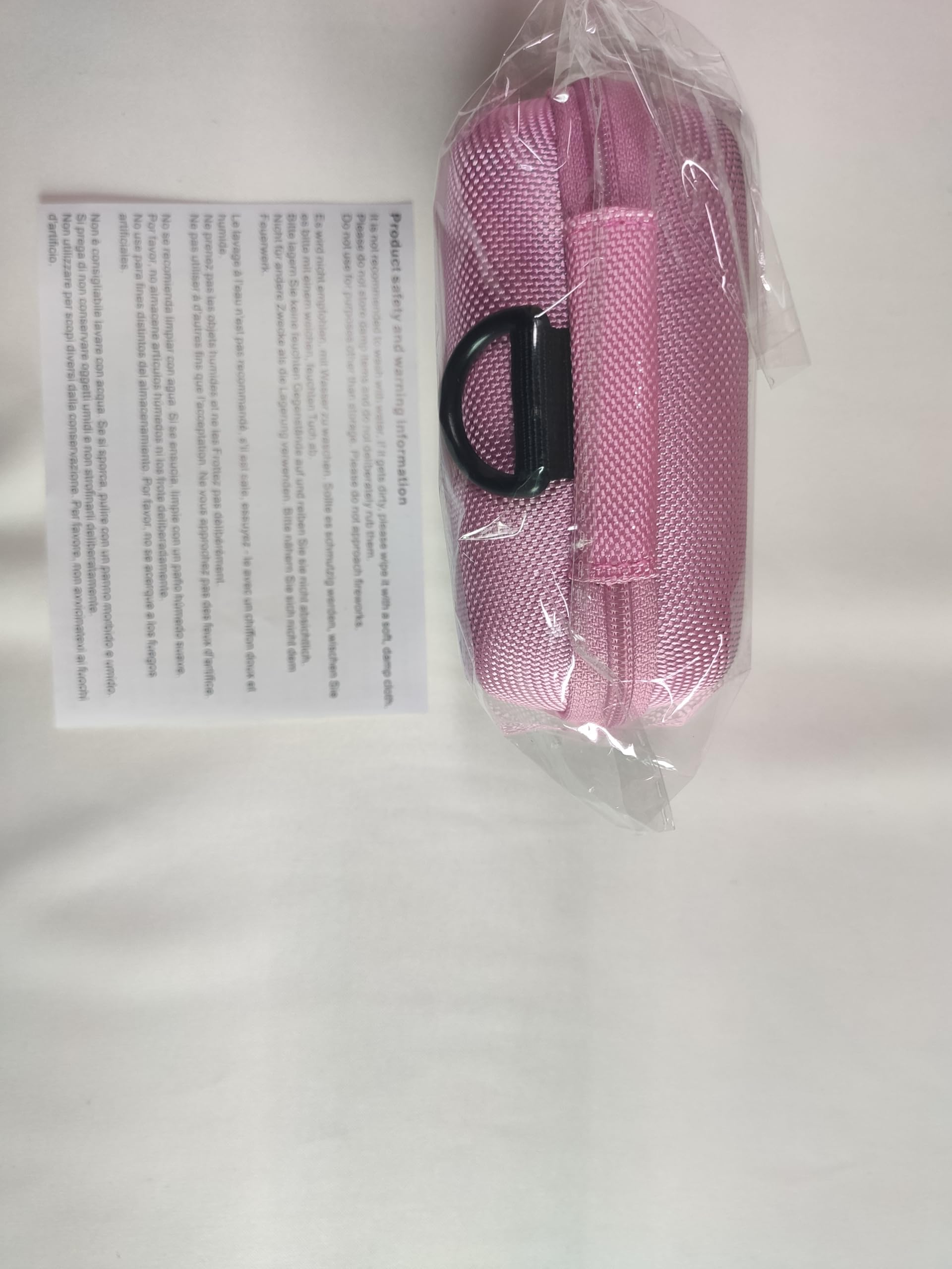 Hermitshell Hard Travel Case for JBL Go 3 & JBL Go 3 Eco Portable Bluetooth Speaker - Shockproof Protective Cover with Custom Fit (Pink) - Perfect for Travel, Outdoor Adventures & Daily Commute