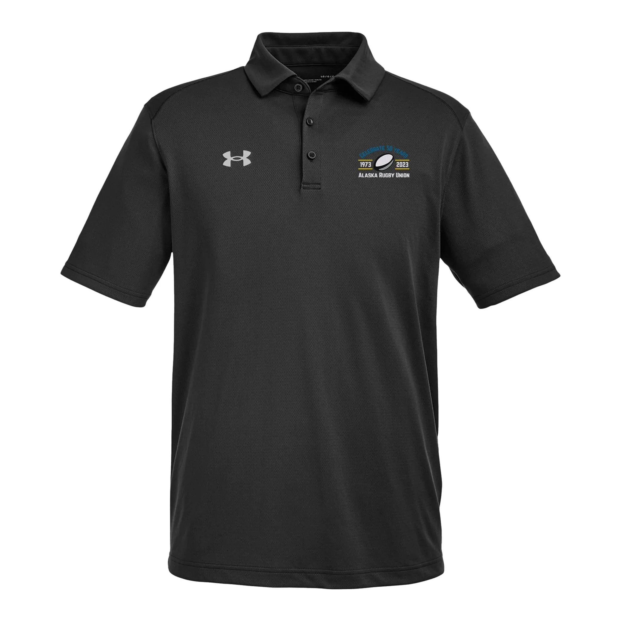 AKRU 50th Anniversary Tech Polo Shirt for Men - Moisture-Wicking, Breathable Performance Golf & Business Casual Wear