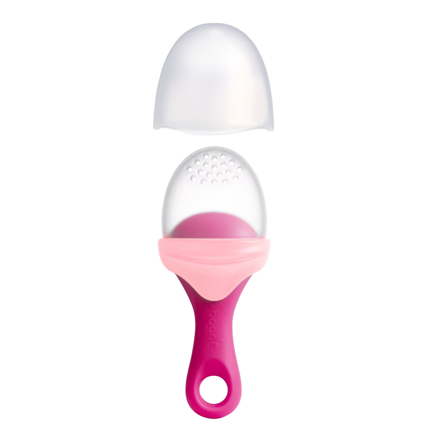Boon Pulp Silicone Baby Food Feeder - Safe Teething & Self-Feeding Tool for Infants - Perfect for Fruits, Veggies & Purees at Home or On-the-Go