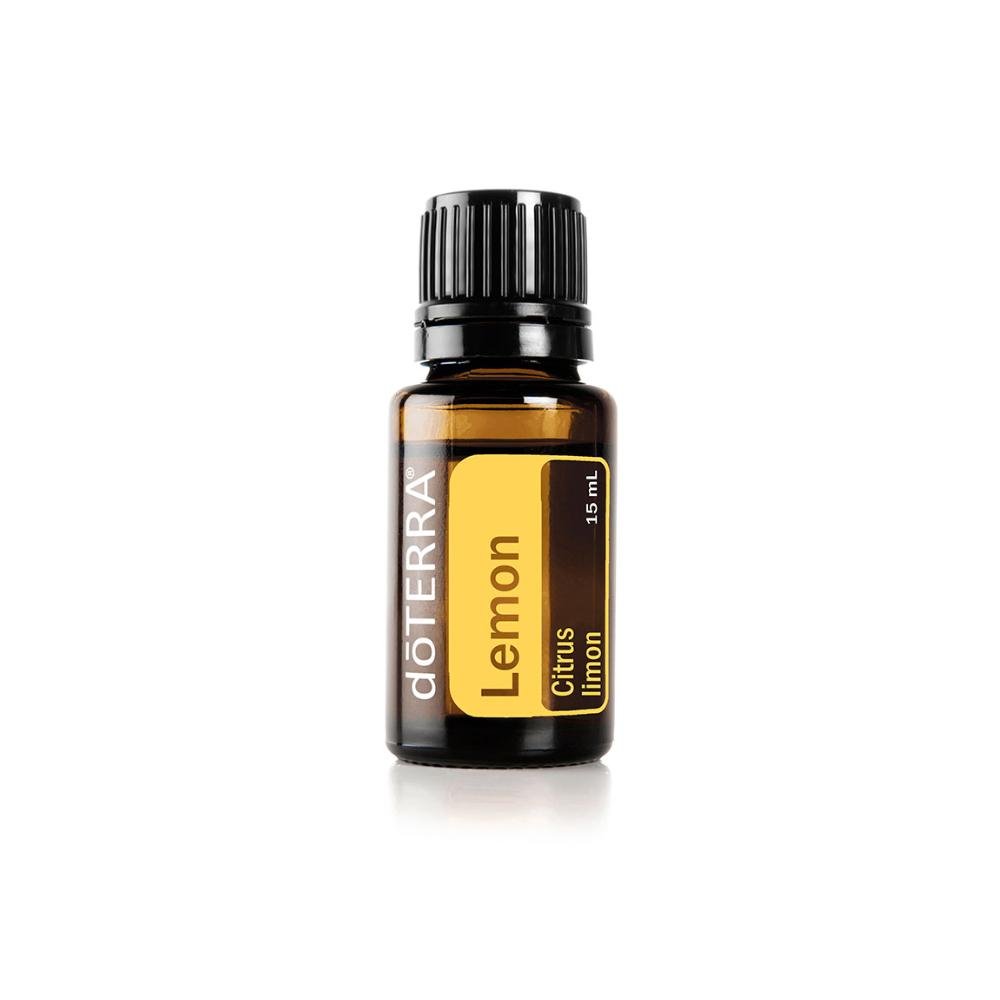 Pure doTERRA Lemon Essential Oil 15ml - 100% Natural Aromatherapy Oil for Diffuser, Skin Care & Stress Relief - Perfect for Home, Office & DIY Beauty Products