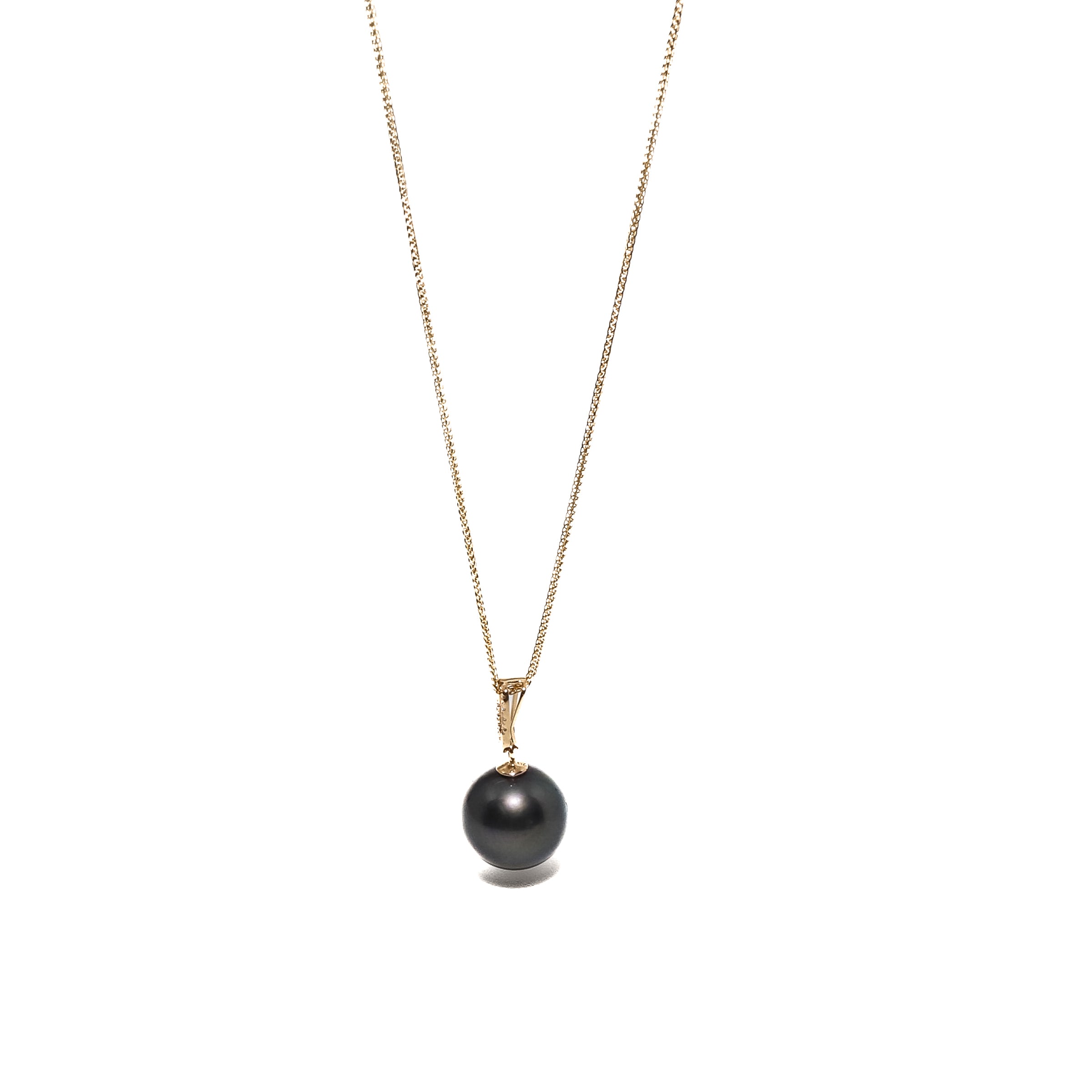 18K Gold Tahitian Pearl Necklace for Women - Elegant & Luxurious Jewelry Gift for Her - Perfect for Weddings, Anniversaries & Special Occasions