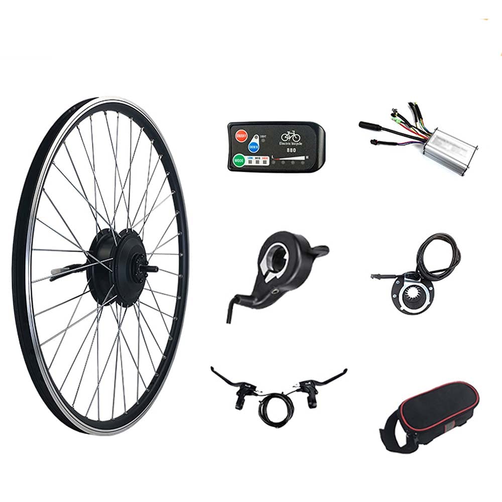 ZYXU 36V 500W Electric Bike Conversion Kit - E-Bike Motor Hub Kit for 16