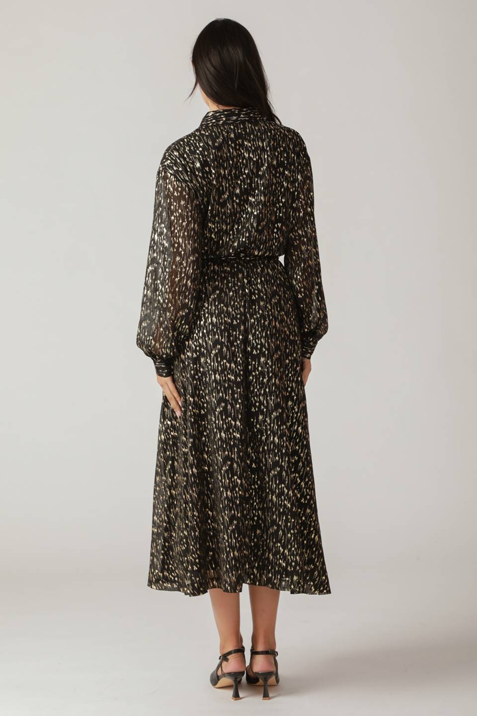 MOSSY MEADOW WOVEN MIDI DRESS - Flowy Boho Summer Dress for Women, Casual Beach Dress with Pockets, Perfect for Vacation, Date Night & Outdoor Events