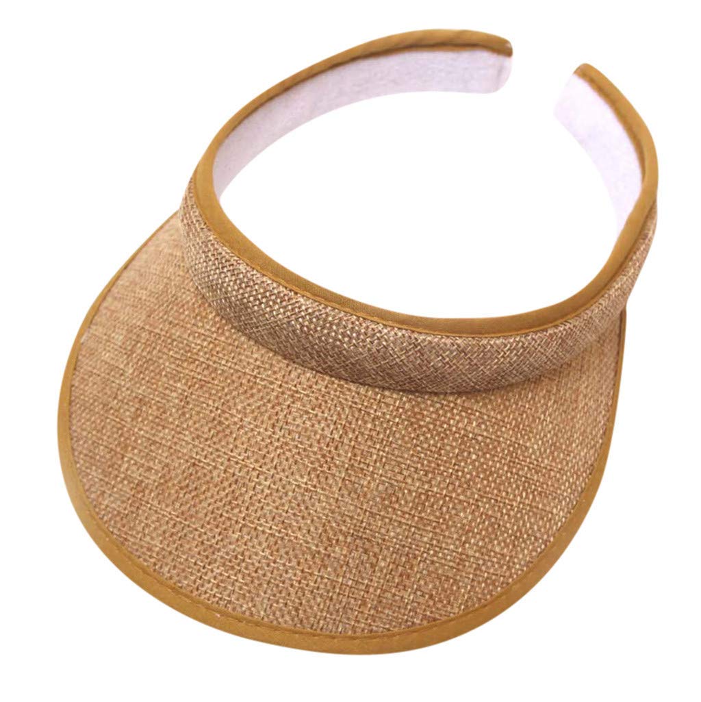 Fangren Women's Sun Visor Hat - UV Protection Ponytail Baseball Cap for Golf, Beach & Outdoor Activities | Fashionable & Breathable Summer Hat for Sports, Running & Travel