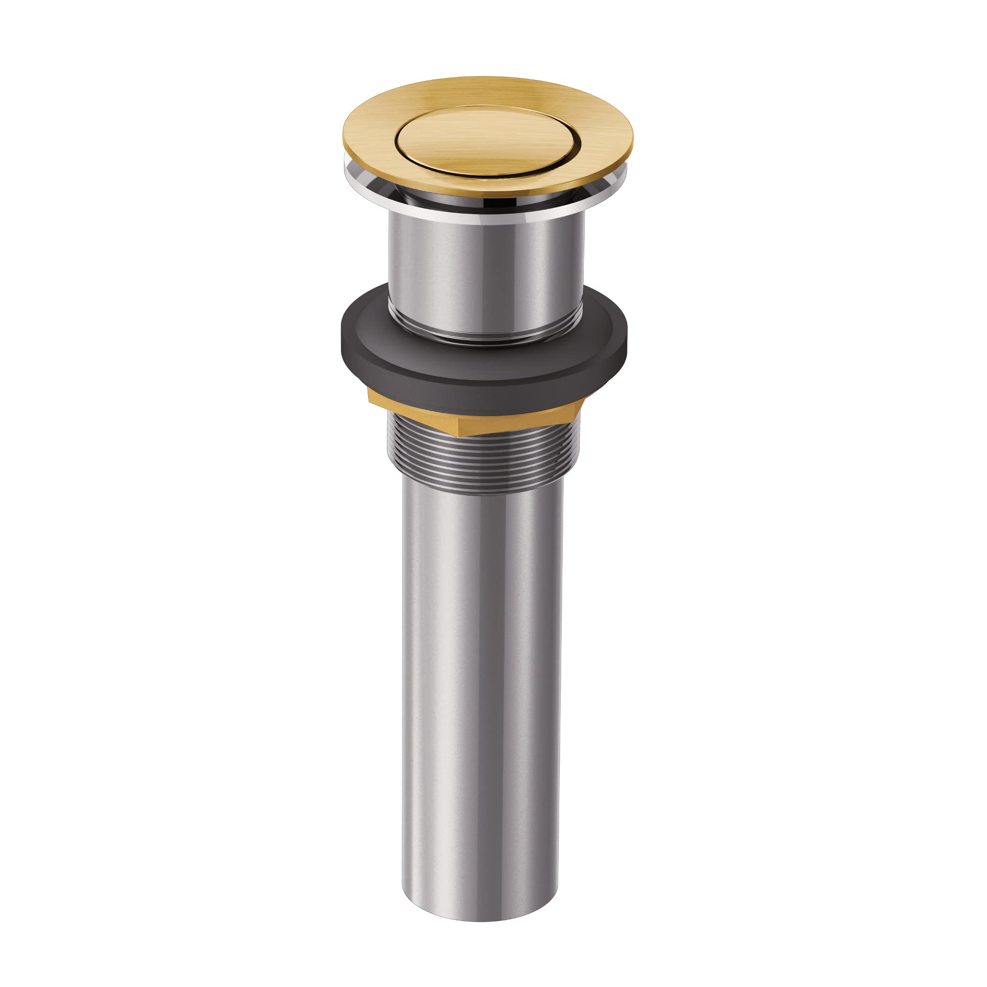 Moen 140780BG Brushed Gold Bathroom Vessel Sink Pop-Up Drain Assembly - Perfect for Modern Vanities & Luxury Bathroom Renovations
