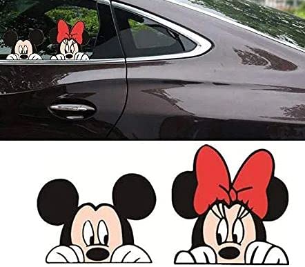 Max Mouse and Min Mouse Combo Decal Sticker Set - High Quality Vinyl Stickers for Laptops, Phones & DIY Crafts - Perfect for Kids Rooms, School Supplies & Personalizing Devices