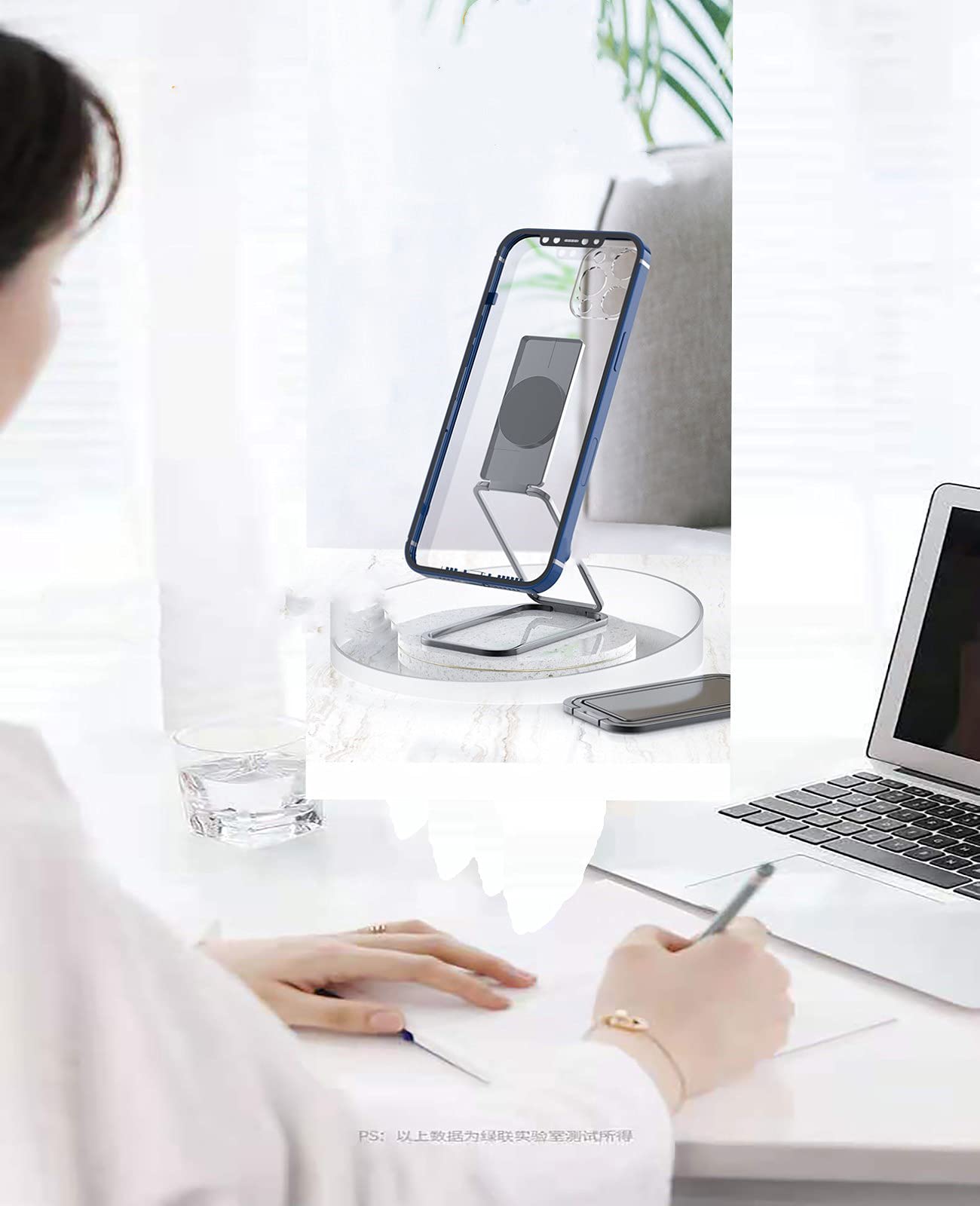 Foldable & Detachable Phone Ring Holder Kickstand - Universal Phone Grip Stand for iPhone, Samsung & Smartphones - Perfect for Watching Videos, Taking Selfies & Secure One-Handed Use