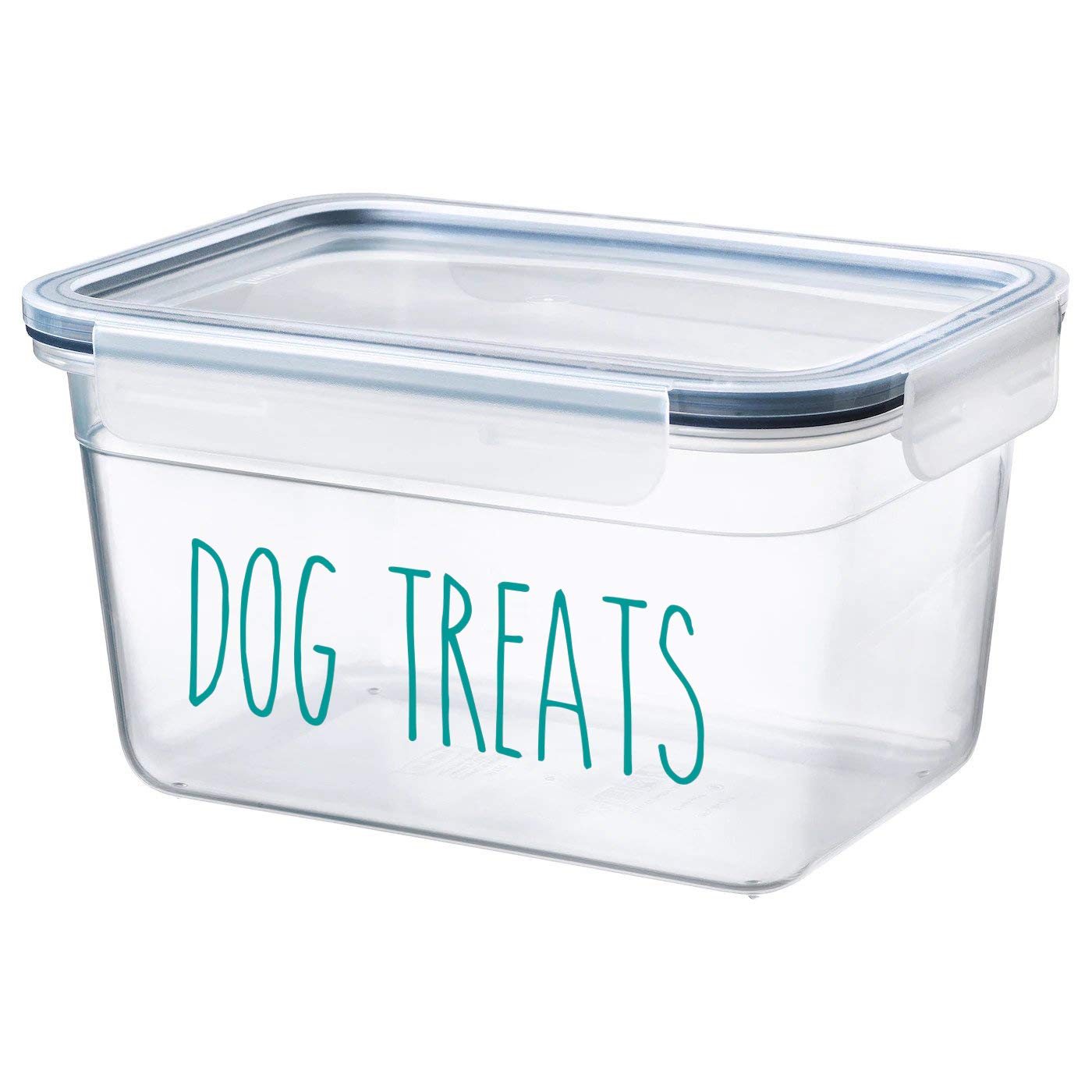 Premium White Dog Treats Vinyl Decal - Puppy Training Reward Sticker - Farmhouse Skinny Font Design - 4.5