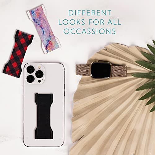 LOVEHANDLE PRO Premium Phone Grip - Magnetic Phone Holder & Stand for iPhone, Samsung, Tablets - Non-Slip Silicone Strap with Color Drip Design - Perfect for Driving, Gym, Work & Everyday Use