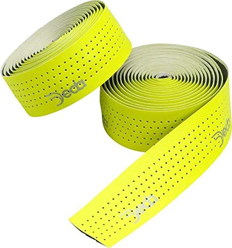 Deda Elementi Fluo Yellow Bike Handlebar Tape - Non-Slip Grip for Road & Mountain Bikes - Perfect for Cycling, Commuting & Racing