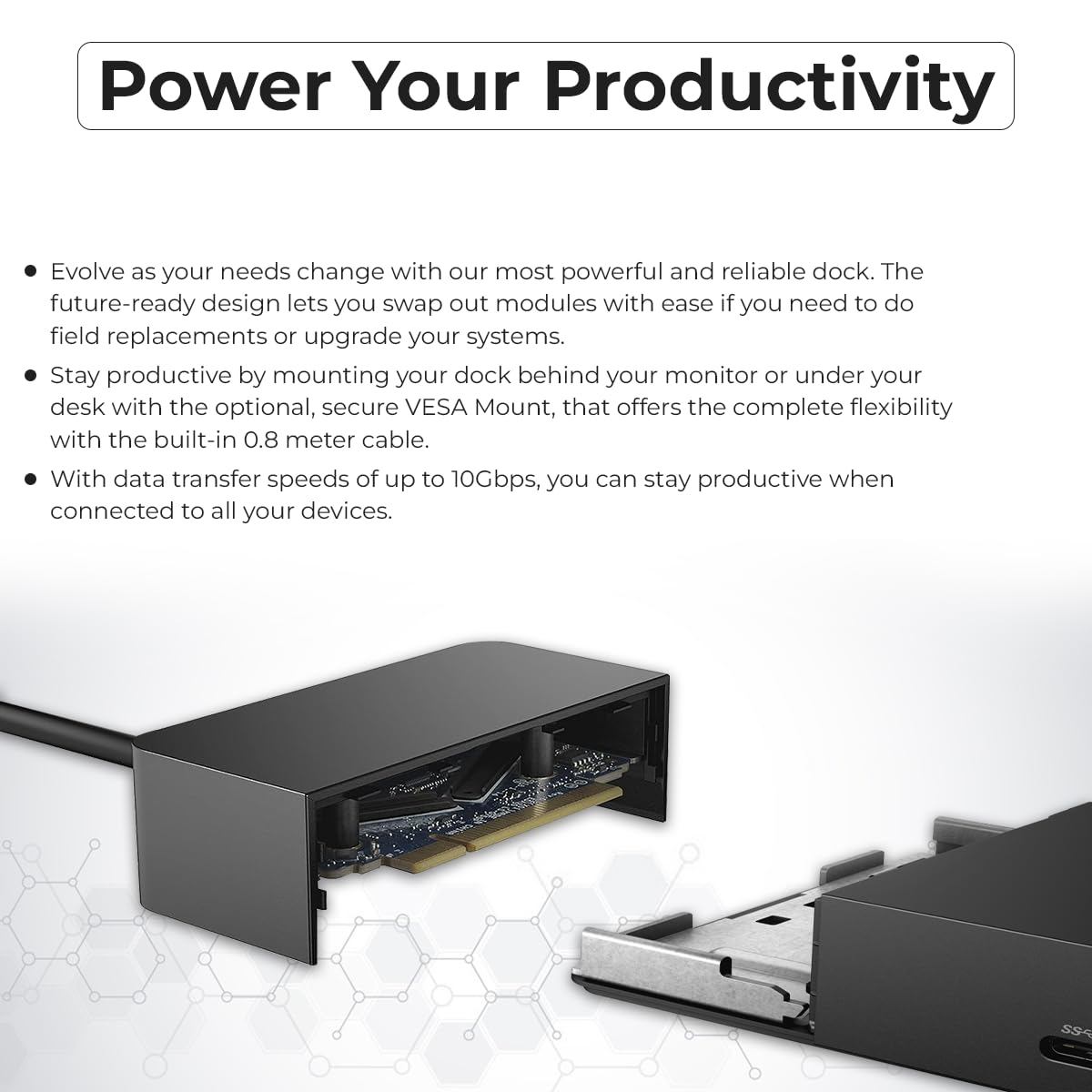 Dell WD19DCS 240W Docking Station with Power Adapter - Dual 4K HDMI & DisplayPort, USB-C Hub for Laptops - Ideal for Home Office & Multi-Monitor Setup (Includes Cables & Cleaning Cloth)