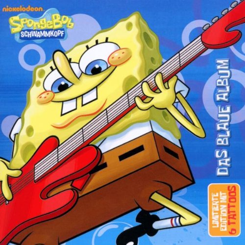Spongebob Squarepants The Blue Album CD - Official Nickelodeon Soundtrack Music for Kids & Collectors - Perfect for Birthday Gifts, Car Rides, and Spongebob Theme Parties