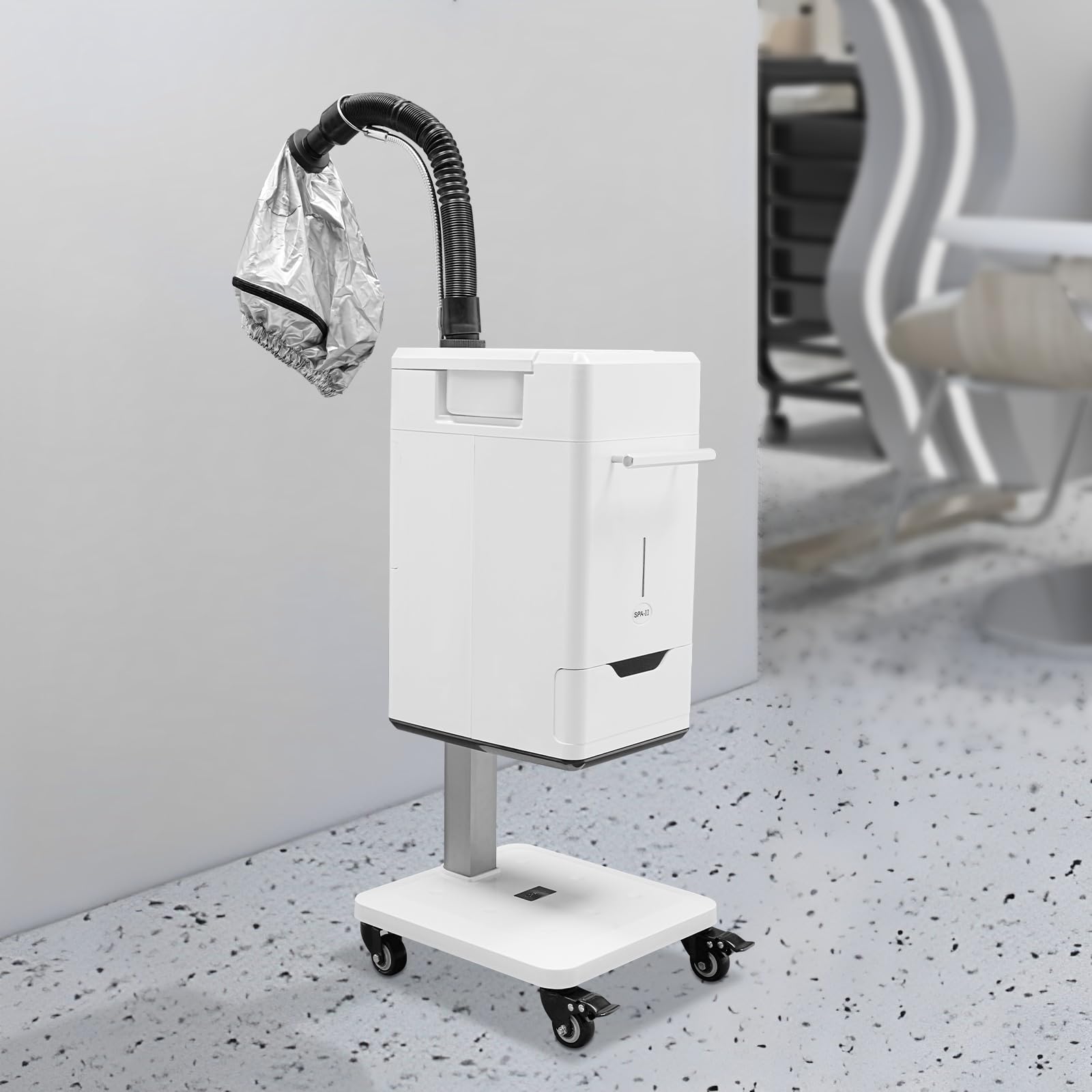 Professional Nano Ionic Hair Steamer & Color Processor - 500W 110V Salon Equipment with Stand Up Base for Deep Conditioning & Hair Treatment | Perfect for Salon, Spa & Home Hair Care Routines