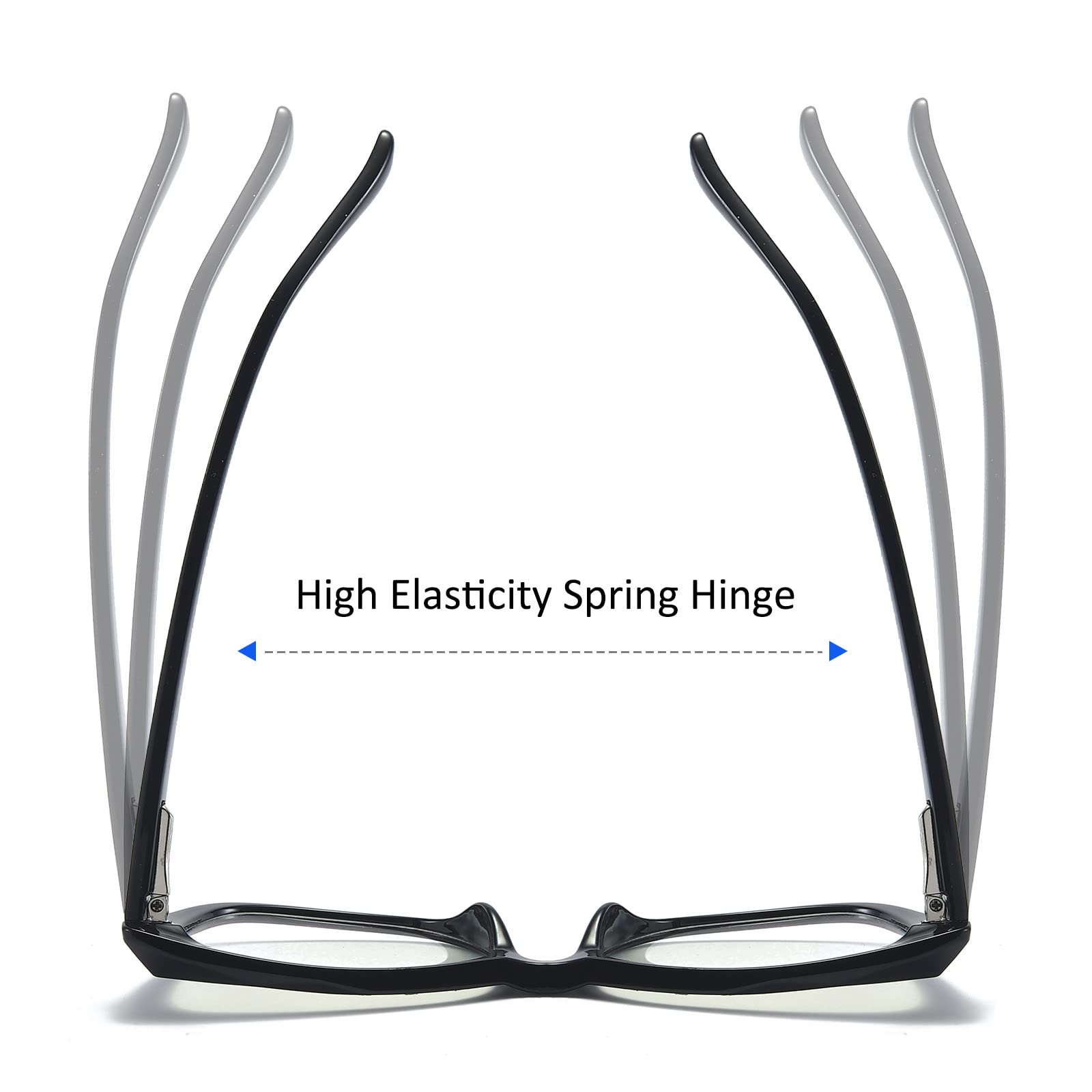 Cat Eye Blue Light Blocking Reading Glasses for Women +3.0 - 3 Pack for Office & Screen Use