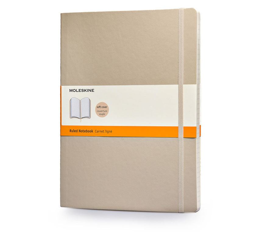 Premium Moleskine Colored Ruled Notebook - Extra Large Soft Cover Journal for Writing, Sketching & Note Taking - Perfect for Students, Artists & Professionals