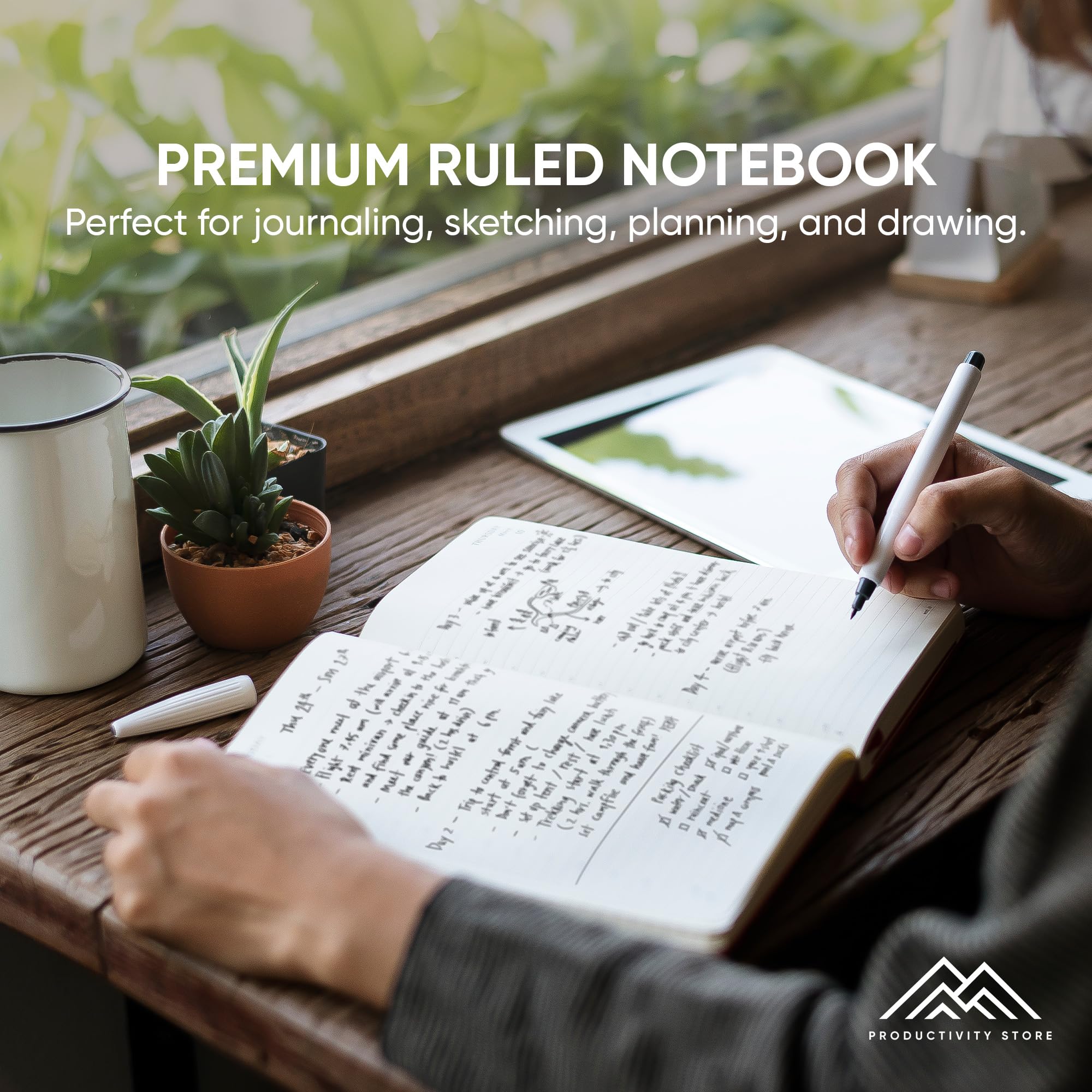Premium Vegan Leather Notebook & Journal - A5 5