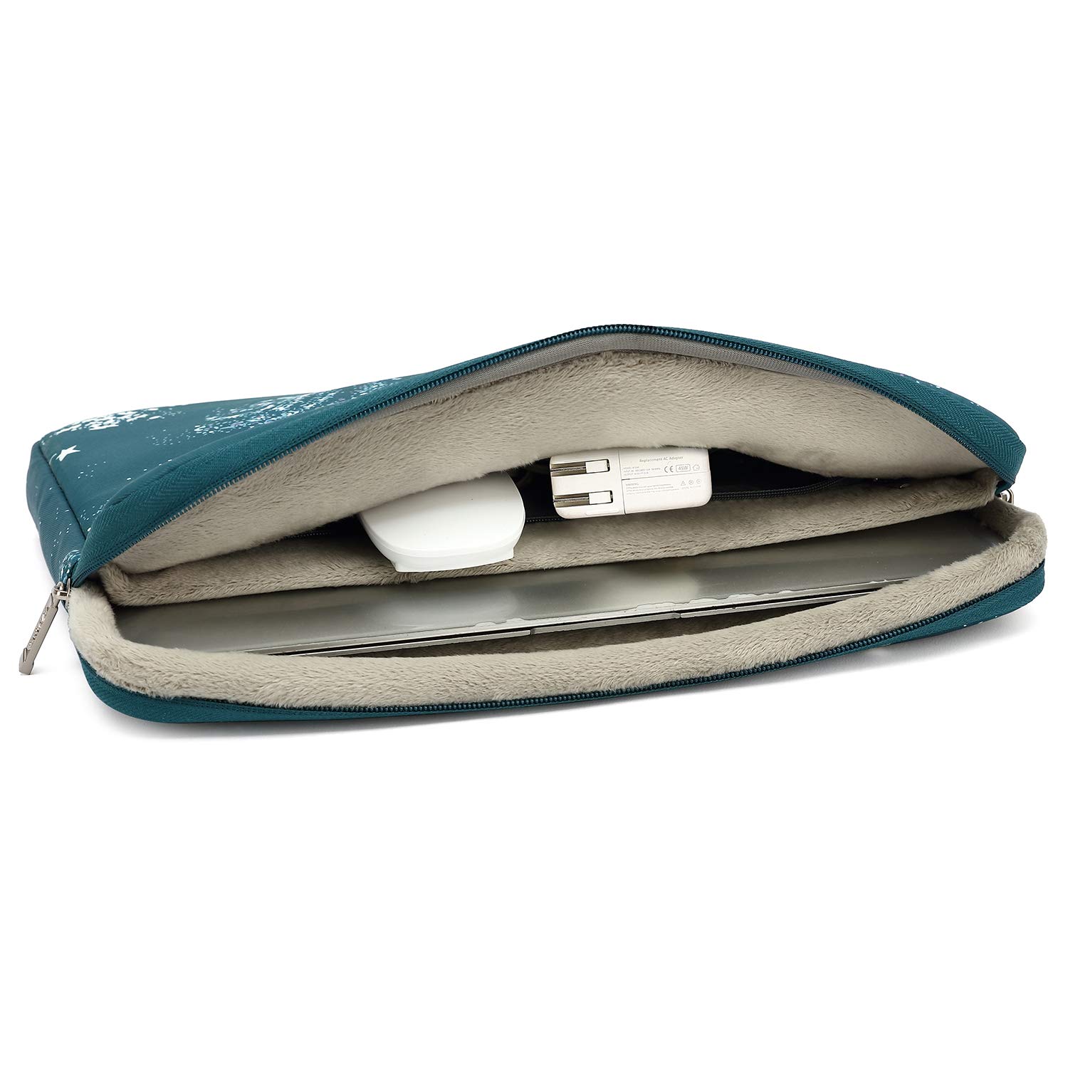 KAYOND 13-13.3 Inch Laptop Sleeve Case for MacBook Pro 13.3/14 & MacBook Air 13.3 M1/M2/M3 - Water Repellent Shockproof Protective Cover with Stylish Starry Sky Design - Perfect for Work, Travel & School Commute