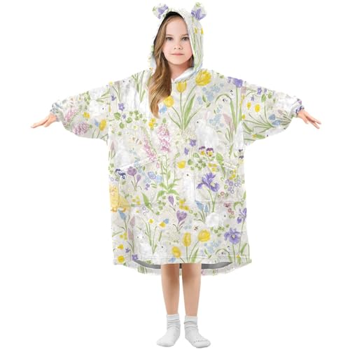 Cute Bunny Duckling Bloom Flourish