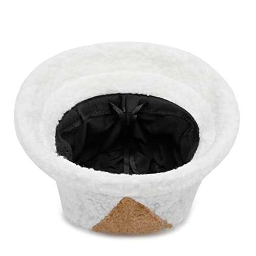 Stylish Furry Bucket Hat for Women & Men - Trendy Winter Fashion Accessory - Perfect for Outdoor Activities, Music Festivals & Streetwear