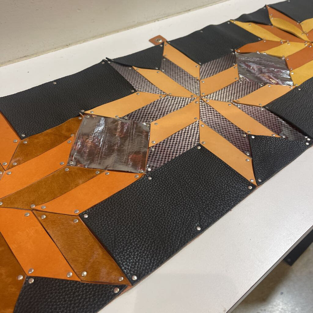 Handmade Leather Wall Hanging Decor - 61