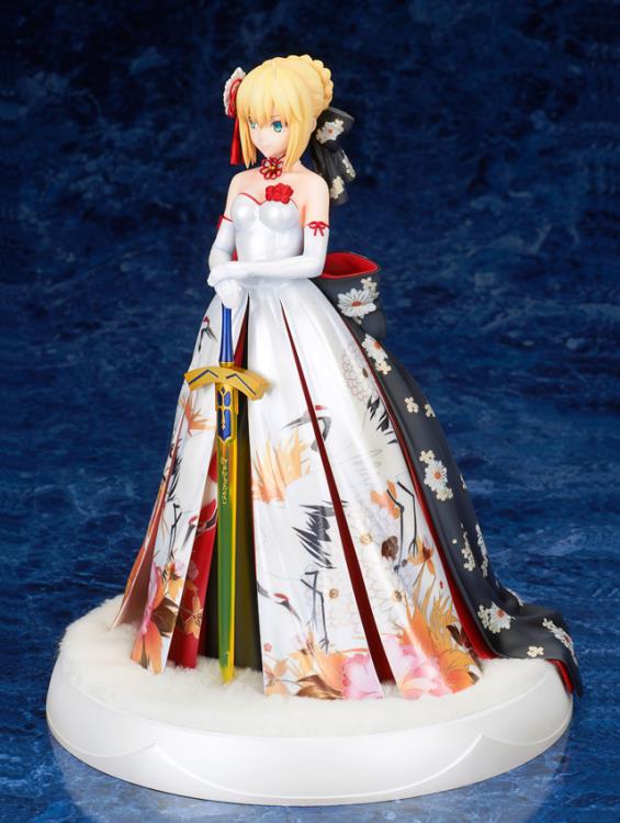 Fate/Stay Night Saber 1/7 Scale Figure - Kimono Dress Ver. PVC Statue | Anime Collectible for Display & Decoration | Perfect for Otaku Fans & Home Office Decor