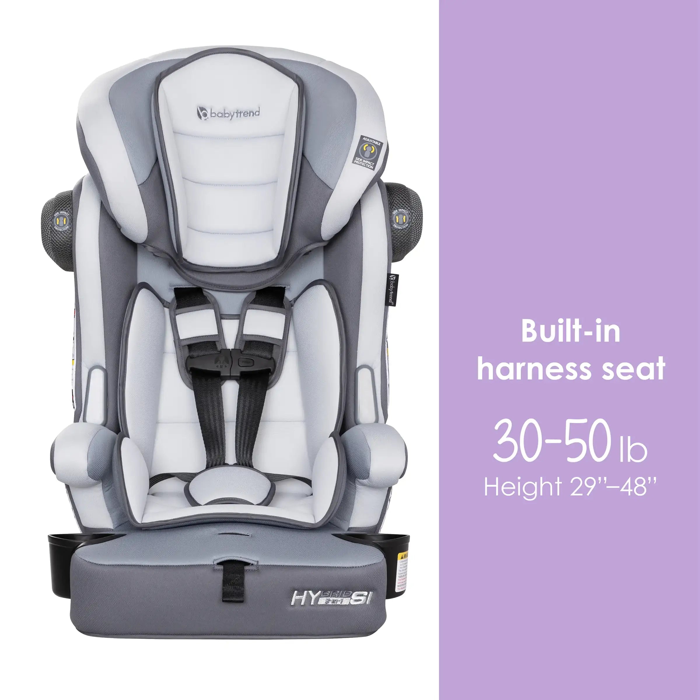 Hybrid™ SI 3-in-1 Convertible Car Seat with Side Impact Protection - Desert Grey (Walmart Exclusive) | Safe for Infants, Toddlers & Big Kids | Perfect for Long Road Trips & Daily Commutes