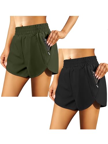 Black, Dark Olive