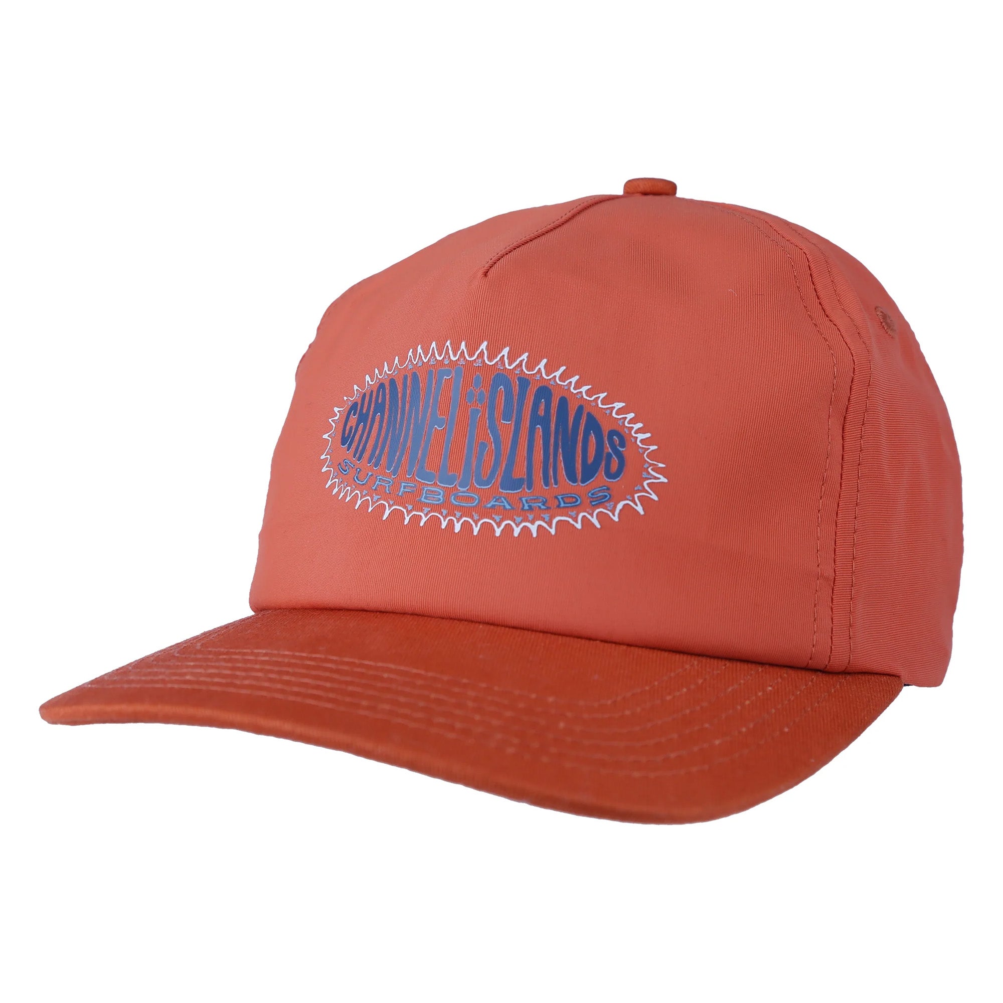 Channel Islands Starburst Men's Hat - Stylish Burnt Orange Baseball Cap for Outdoor Activities, Hiking & Beach Wear