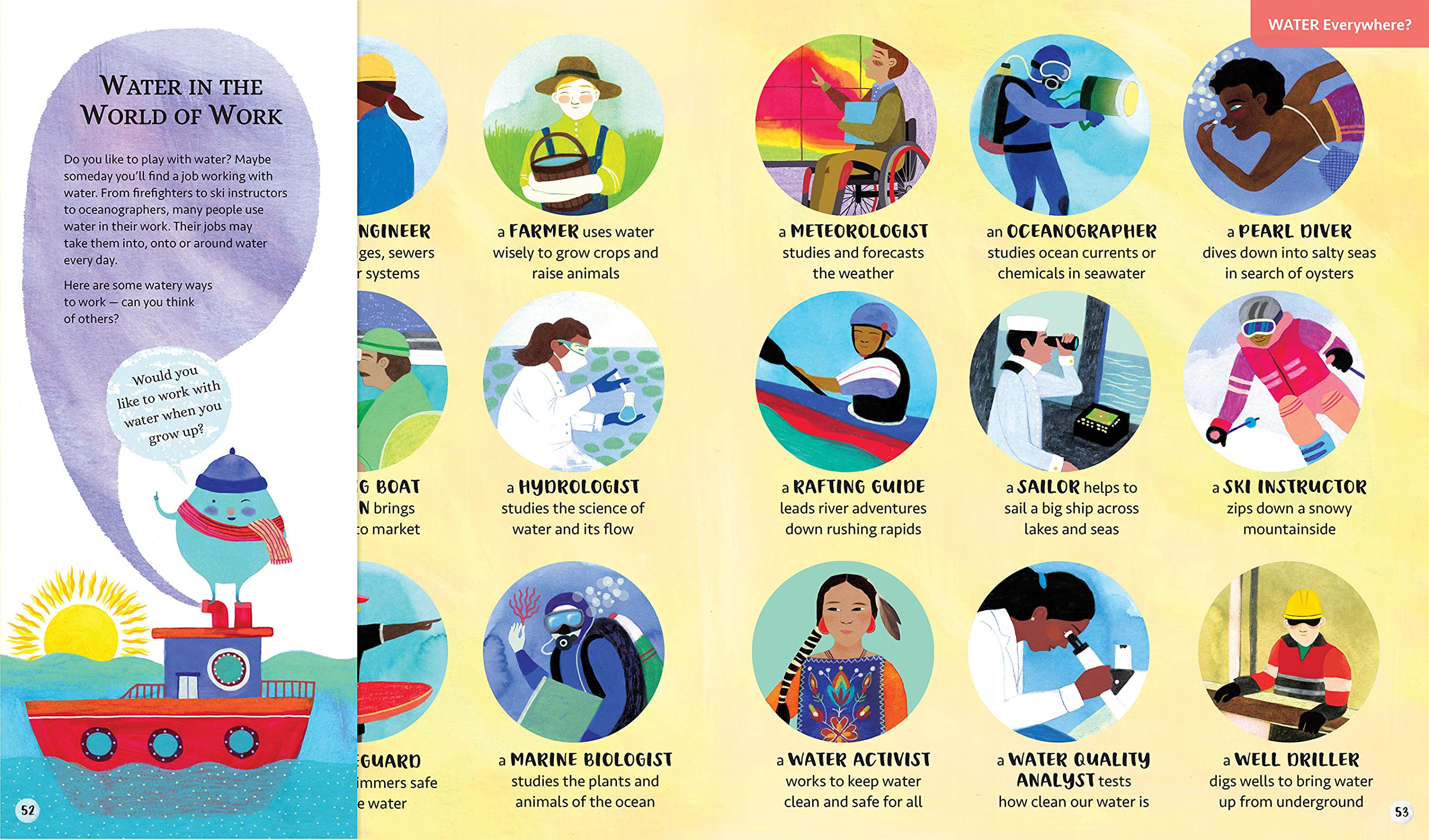 Barefoot Books Water - Engaging Children's Books for Learning & Fun | Perfect for Storytime, Classroom Reading & Bedtime