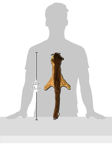 Zanies Unstuffies Plush Dog Toys - 22 Inch Chipmunk Chew Toy for Aggressive Chewers | Durable & Safe for Large Dogs | Perfect for Playtime, Training & Cuddling