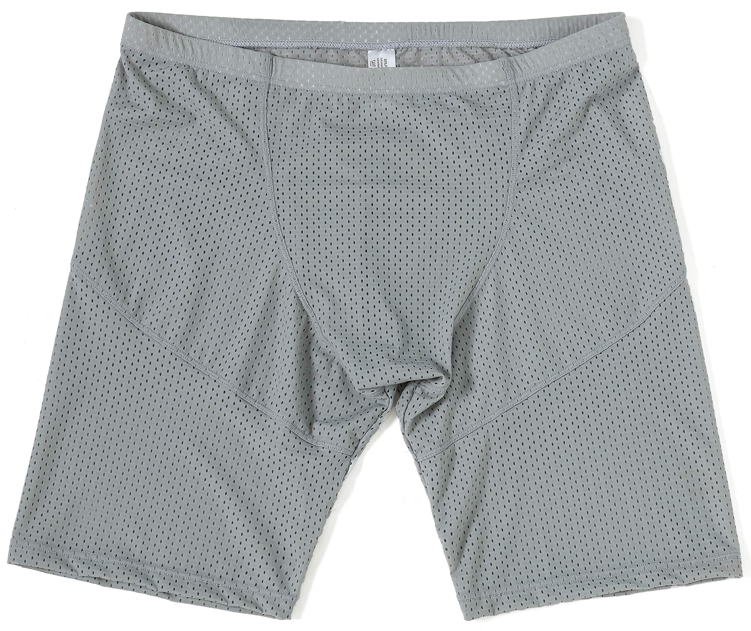 Linemoon Men's Tight Yoga Shorts - Breathable Mesh Workout Shorts for Gym Training & Fitness | Perfect for Yoga, Running & Activewear