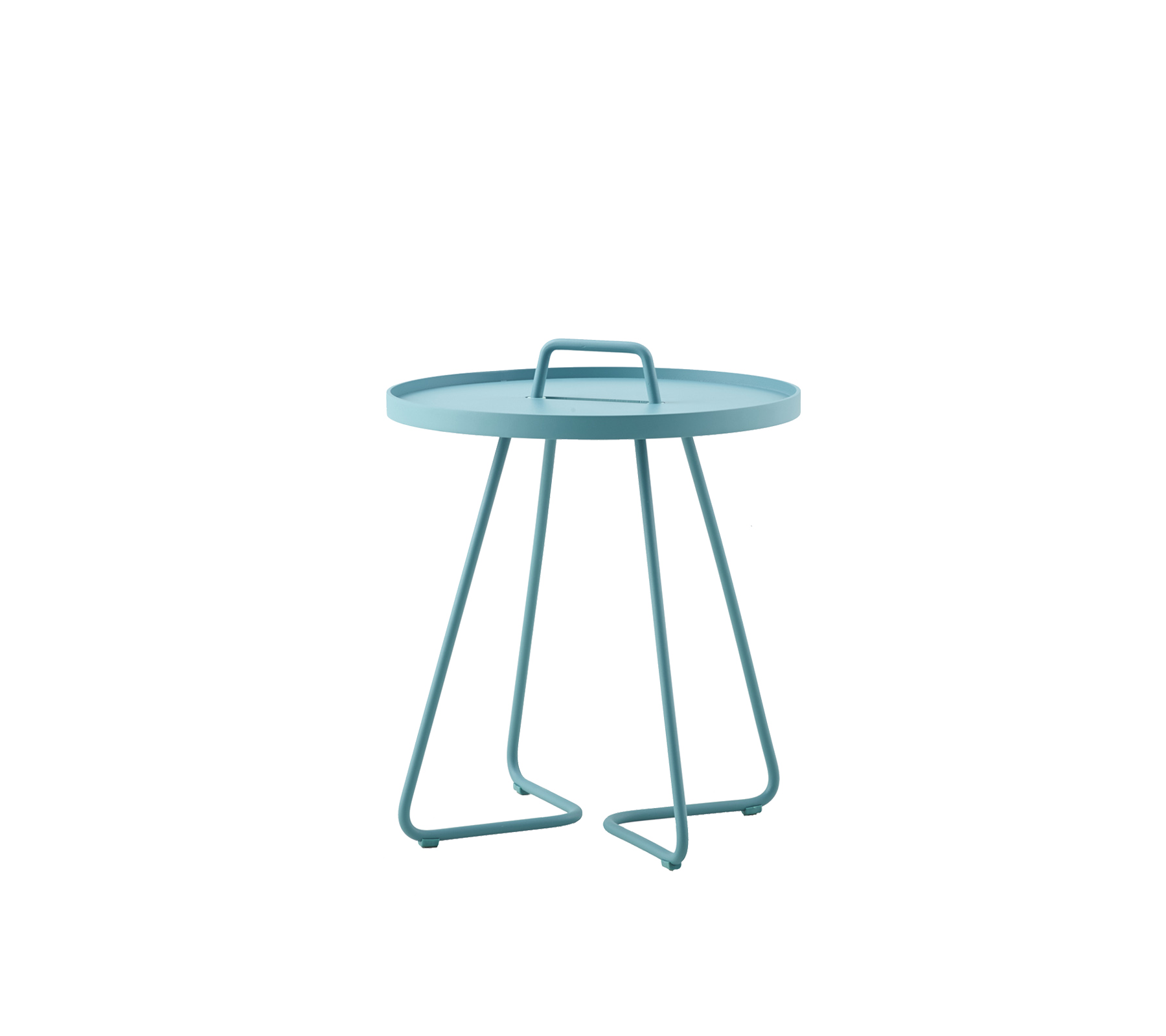 Portable Side Table for Small Spaces - Lightweight & Compact End Table for Living Room, Bedroom, or Outdoor Use
