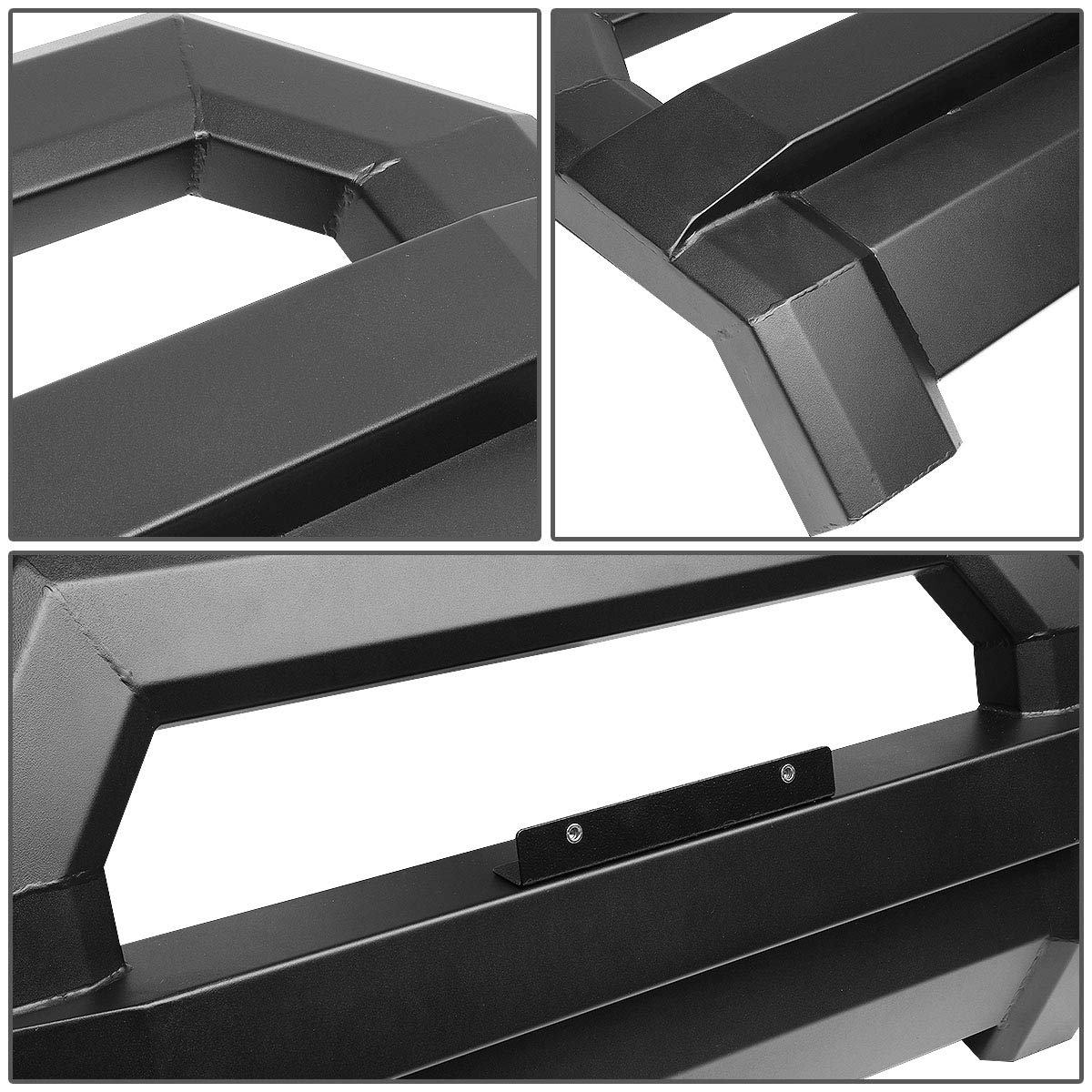 Auto Dynasty Heavy Duty Front Brush Guard Bull Bar for Chevy Colorado & GMC Canyon (2004-2022) - Compatible Push Bumper with License Plate Relocation Kit | Off-Road Protection & Truck Accessories