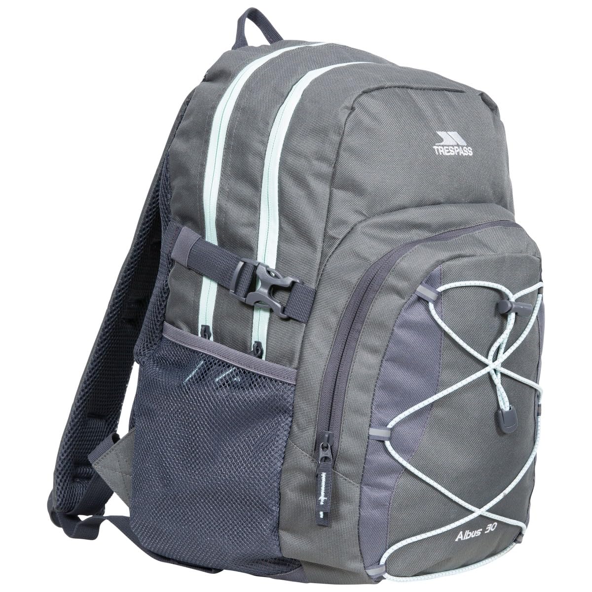 Trespass Albus Backpack - Lightweight Waterproof Hiking Backpack for Men & Women - Perfect for Outdoor Adventures, Travel, and Daily Commute
