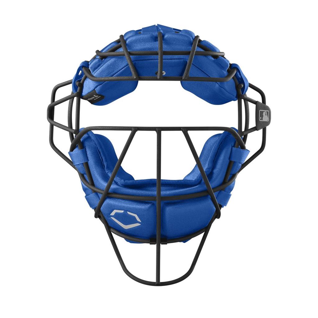 EvoShield PROSRZ Catcher Facemask - Adjustable One Size Fits Most - Baseball & Softball Protective Gear for Catchers - Perfect for Youth & Adult Games, Training, and Practice Sessions