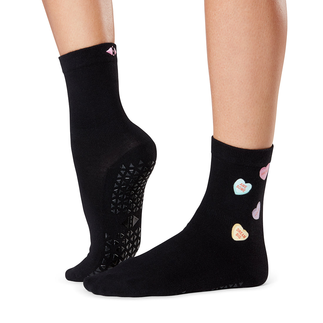 Tavi Noir Jess Grip Socks - Non-Slip Yoga Socks for Women, Anti-Skid Workout Socks with Grips for Pilates, Barre, Dance & Home Use