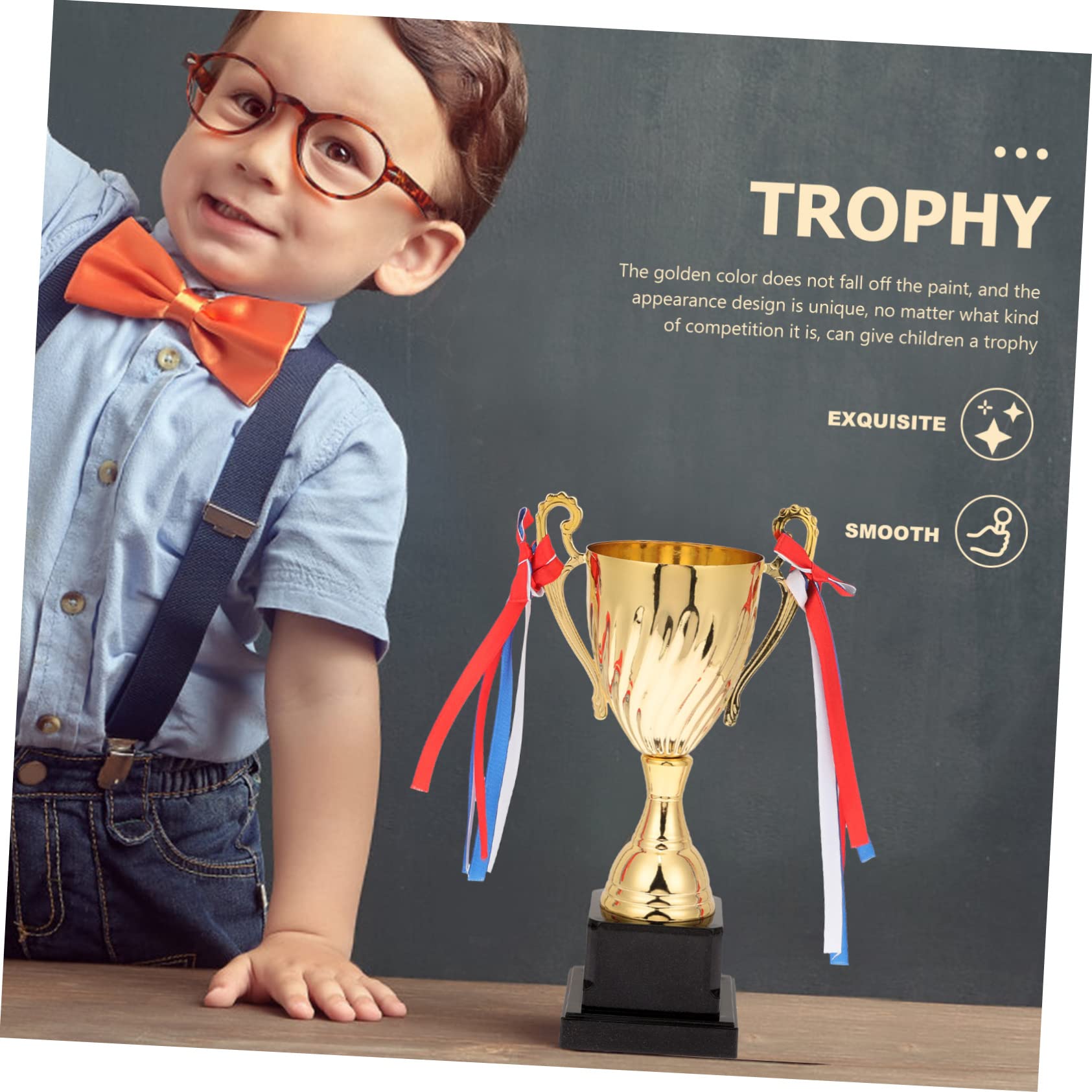 BESPORTBLE Sports Trophies - Plastic Competition Cups for Soccer Awards, Prizes & Decor | Perfect for Tournaments, School Events & Office Recognition Ceremonies