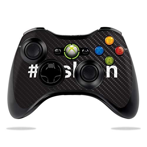 Premium Carbon Fiber Skin for Microsoft Xbox 360 Controller - Protective & Durable Textured Cover | Easy to Apply & Remove | Made in USA | Perfect for Gaming, Collecting & Customizing Your Console