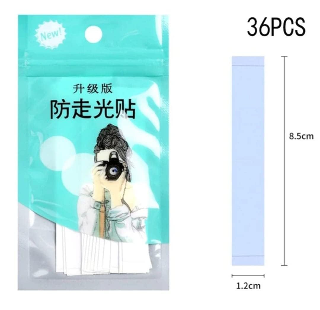 HARSHLOVE 36 PCS Transparent Invisible Double Sided Skin Tape for Women - Body Fashion Tape for Dresses, Strapless Bras & Wardrobe Fixing - Stays Secure All Day