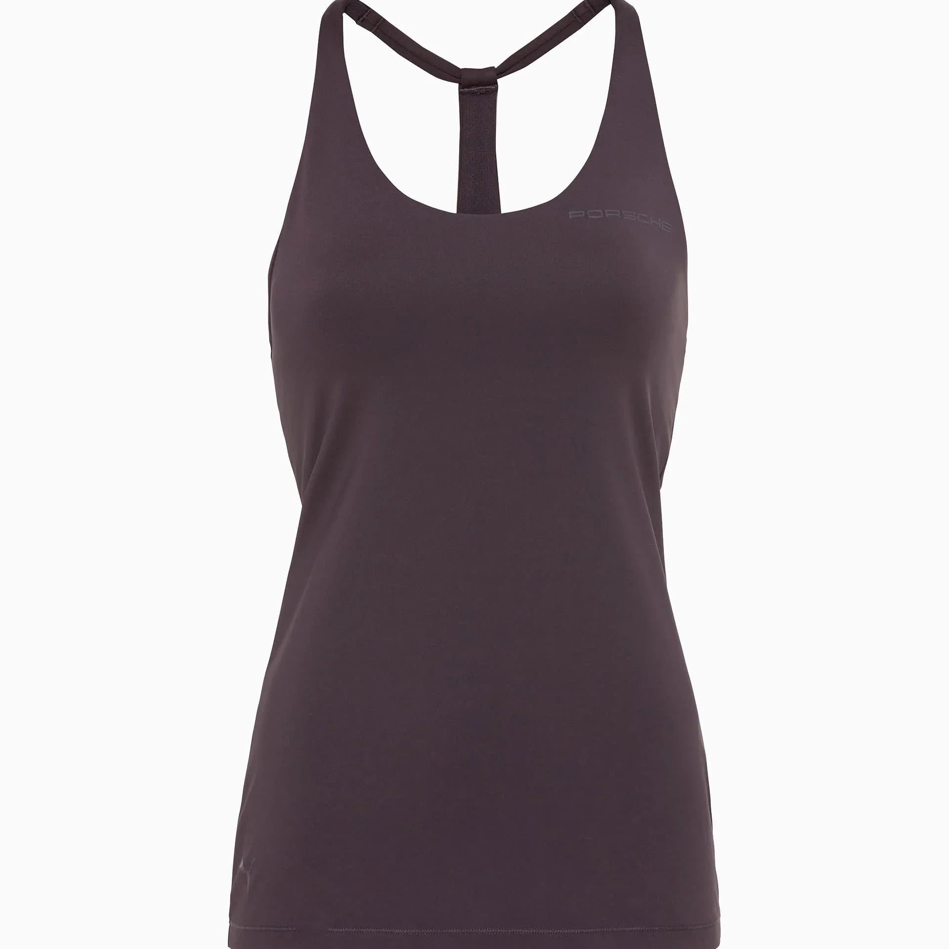Porsche Women's 2-in-1 Yoga Tank Top - Blackberry | Seamless Workout & Lounge Wear for Yoga, Gym & Casual Outfits