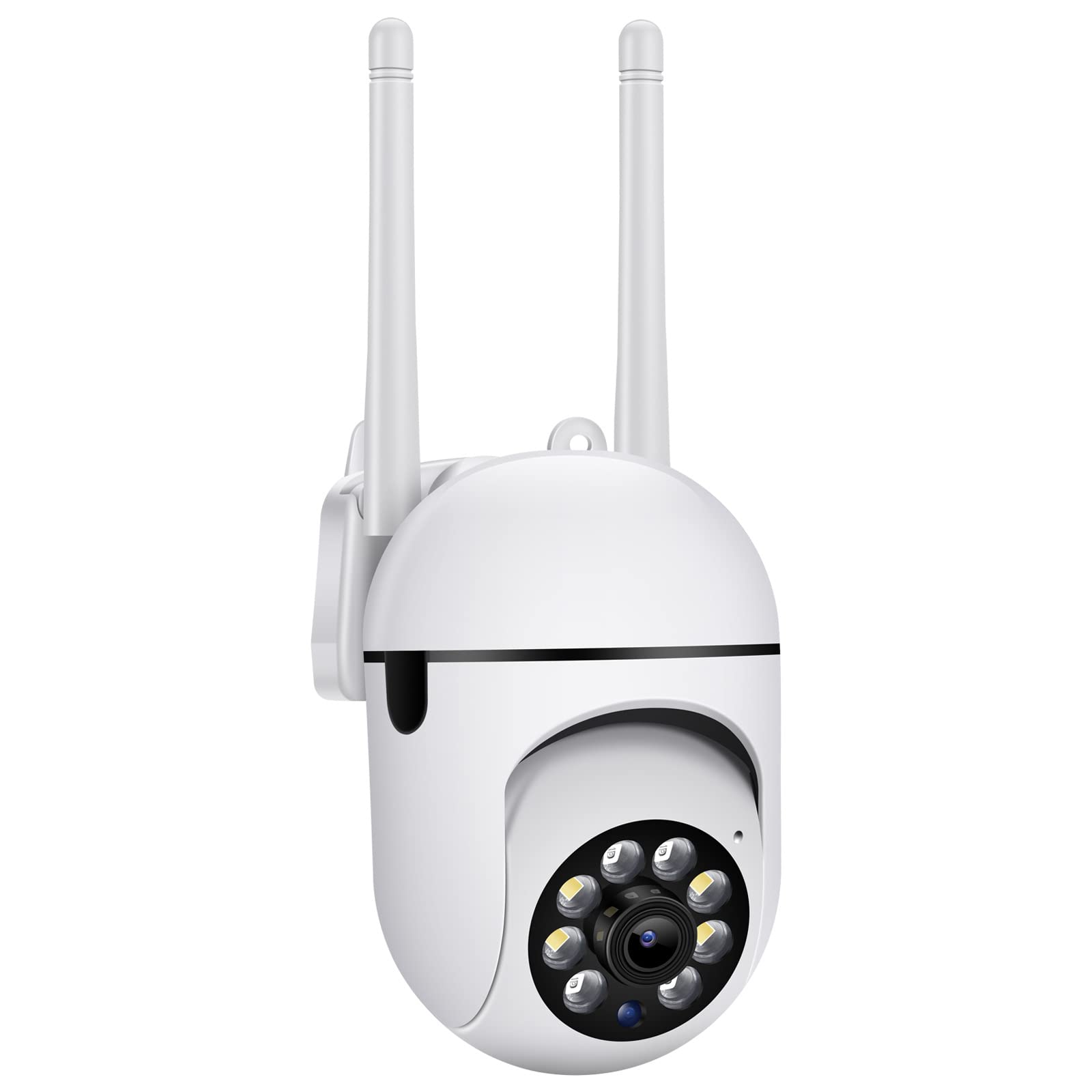 Wireless Indoor Security Camera 1080P - WiFi Smart Home Surveillance Ball Camera with Night Vision, Motion Detection, 2-Way Audio - Ideal for Baby Monitor, Pet Camera, Home Security (No SD Card Included)